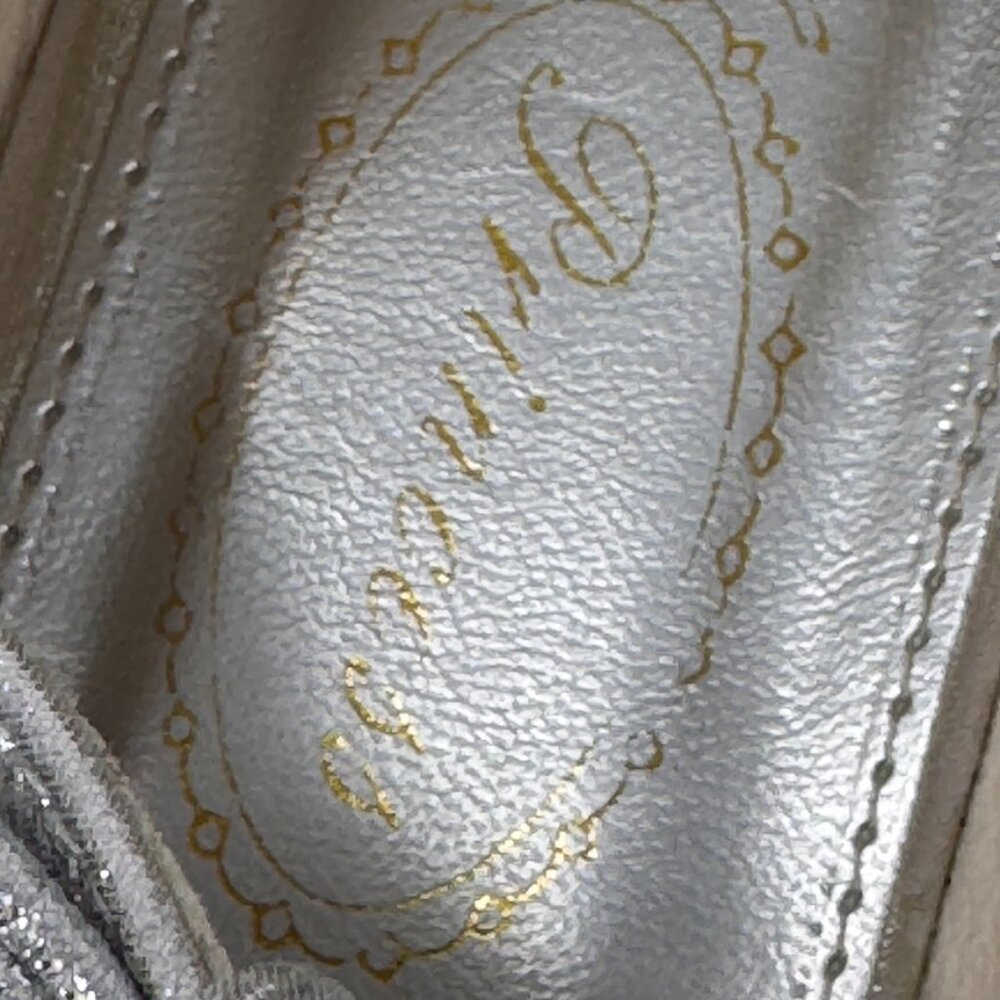 Princess Girls Silver Rhinestone Hook & Loop Mary Jane Shoes  Size 4.5 US 36 EU - Picture 6 of 11